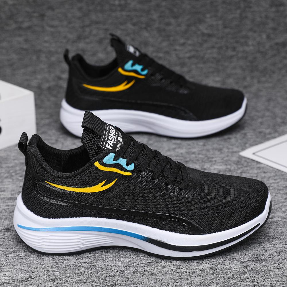 Shoes Men's 2025 New Korean Version Men's Sports Shoes Spring and Autumn Soft-soled Youth Running Shoes Trendy Men's Shoes