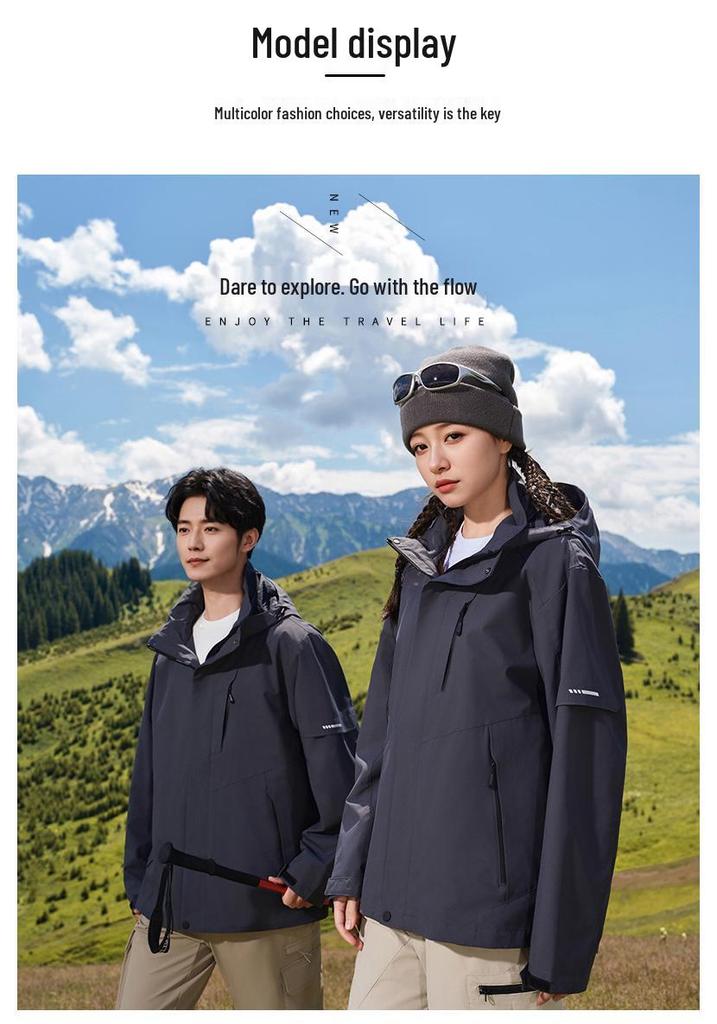 Women's Spring & Autumn Outdoor Windproof Waterproof Jacket 