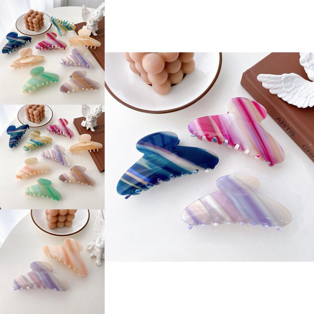 Premium Acetate Hair Claw Clip With Beautiful Gradient Finish Perfect For Hair Styling