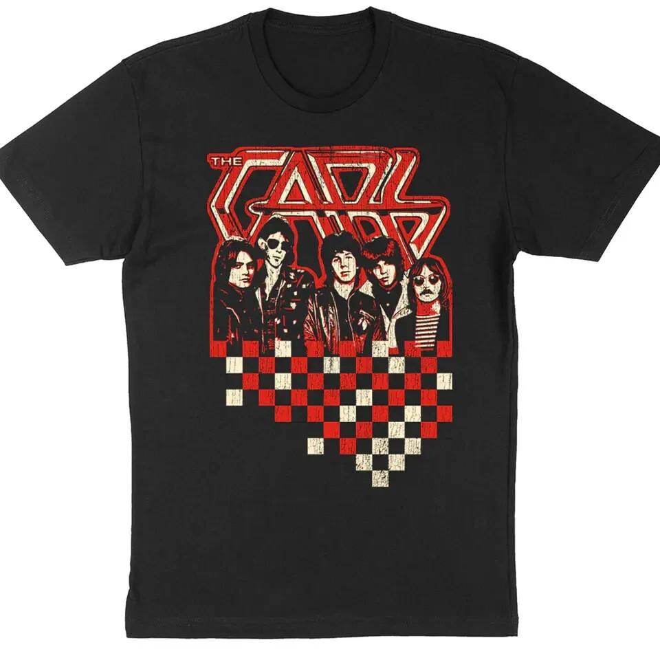 Vintage The Cars Band T-Shirt Schwarz Kurzarm Alle Größen S bis 4XL Unisex T-Shirt