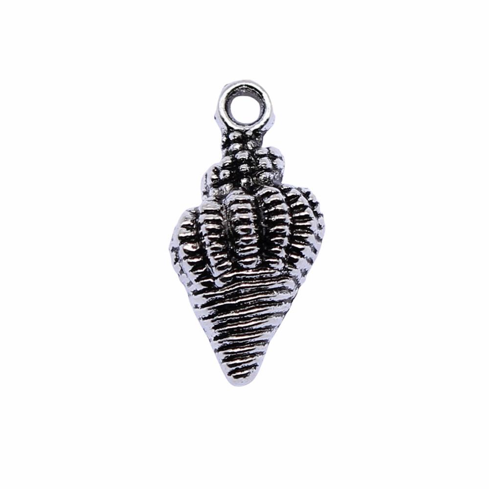 Shell Charms Multi Color Alloy Pendants For Beach Themed DIY Jewelry Accessories
