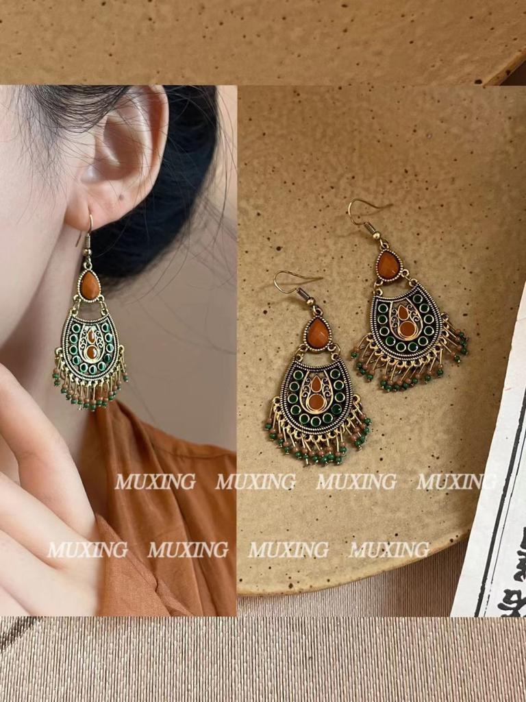 Etnische stijl Su oorbellen Boheemse stijl gepersonaliseerde oorbellen