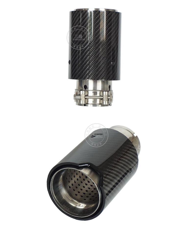 Dekorace koncovky výfuku s logem M z uhlíkových vláken pro BMW řady 1-6