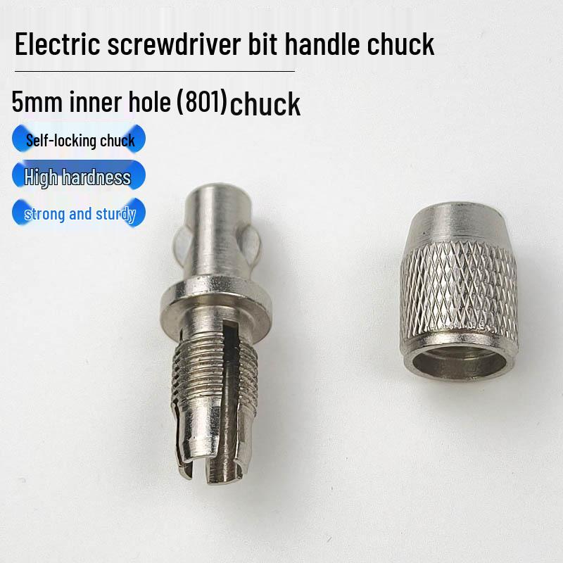 Nigao 801 Cross 5MM Round Handle Electric Screwdriver Bit Set: Torx, Slotted, Hexagon. Round Handle Electric Screwdriver Set