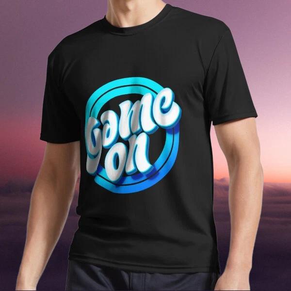 New Shirt Game On Active Logo T-Shirt Funny Size S to 5XL S