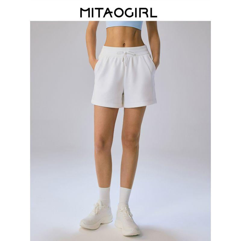 Mitaogirl Kendall Sports Shorts Women Loose Running Fitness Pants Fitness Yoga Leisure Slimming Short-length Pants
