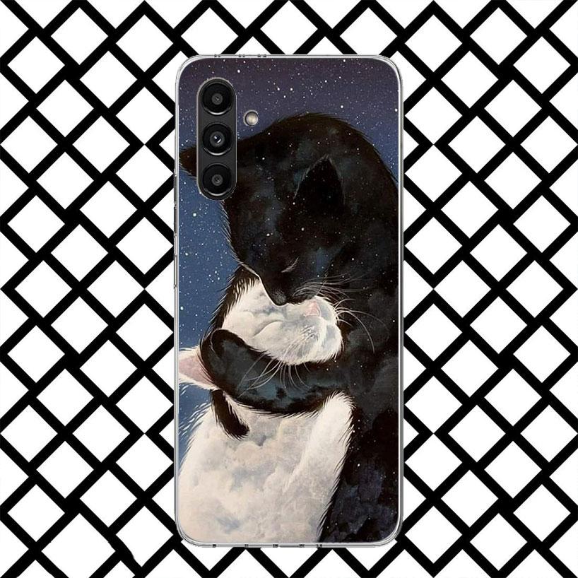 

Cute Cartoon Lucky Cats Phone Case for Samsung Galaxy A17 A37 A57 A16 A26 A36 A56 A15 A25 A35 A55 A14 A24 A34 A54 A13 A23 A33 A5 Samsung A05S