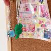 Enkel fyrklöver nyckelring Kreativ Utsökt fyrklöver Lucky Keychain Nyckelring Julklappstillbehör