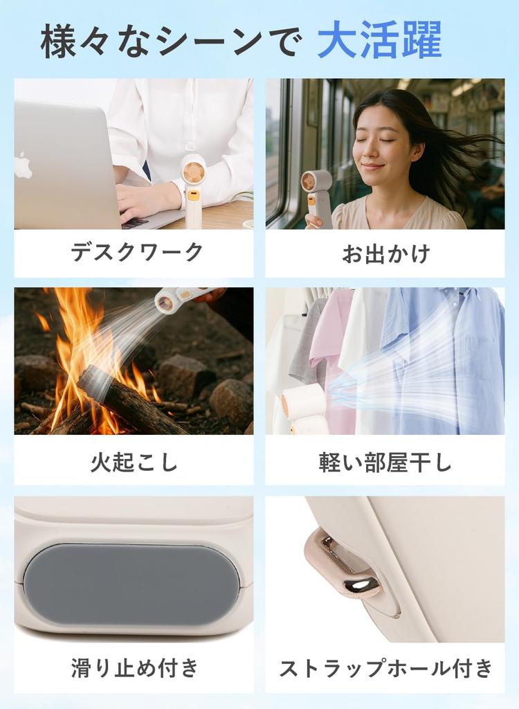 Supervised by a Home Appliance Advisor and COREWA Handy Mini Fastest Quick USB Charging Cable LED High Heatstroke Day Fireworks Festival Gift