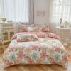 Pure Cotton Abraded Bedding Four-piece Set, Bed Sheet Quilt Cover, Dormitory Cotton Three-piece Set