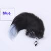 Stainless Steel Fox Tail Dog Tail Metal Anal Plug Adult Sex Toy