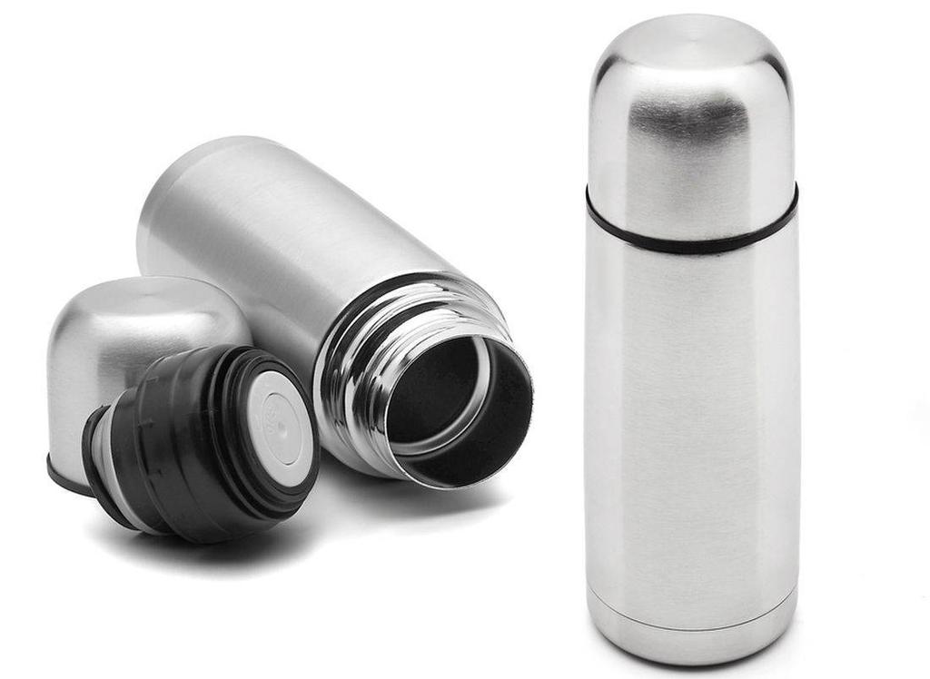 Tadar Edelstahl-Thermoskanne 0,35 L Vakuumisolation