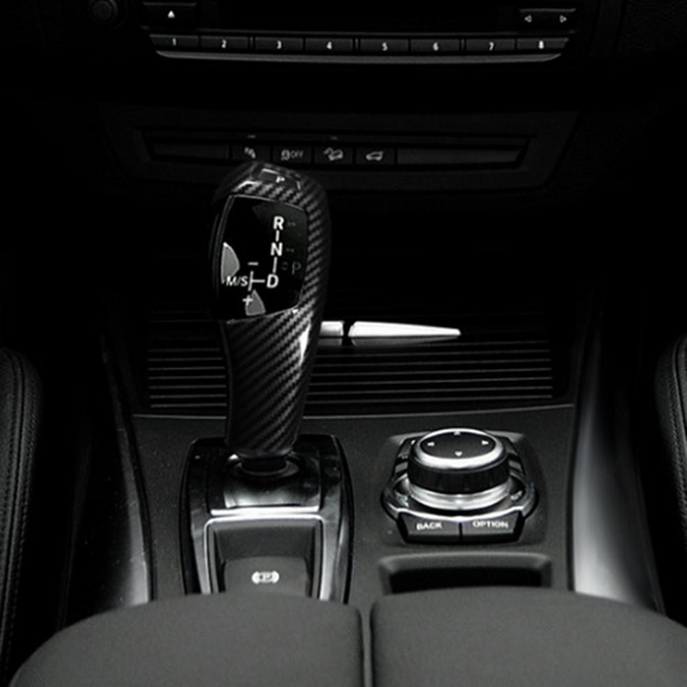 Gear Shift Knob Cover For BMW E60 E70 E71 5 Series X5 X6 Interior Useful