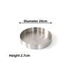 Stainless Steel Round Tray Serving Plate With Brushed Finish For Hotel And Home Use