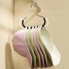 1pcs Durable Circle Ring Hat Hanger Non-marking Non-slip Dormitory Wardrobe Inner Hanging Hook Scarf Towel Tie Hanging Rack