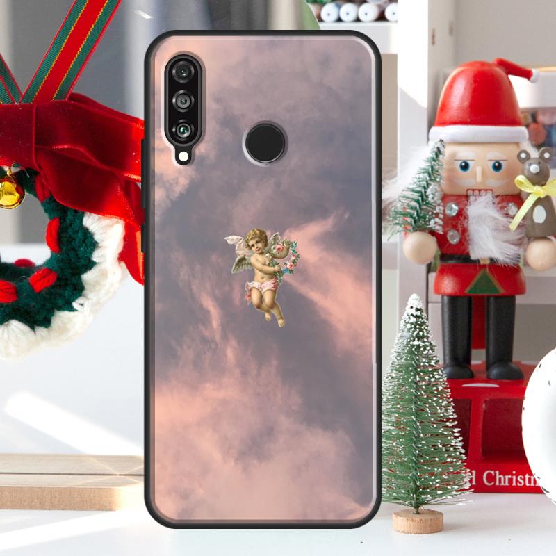 Cute Angels Aesthetic Aesthetics For Huawei Nova Y73 Y60 Y70 Y90 Y72 Y61 Y91 7i 8i 11i 12i 12s 9 10 SE P20 P30 P40 Lite Case