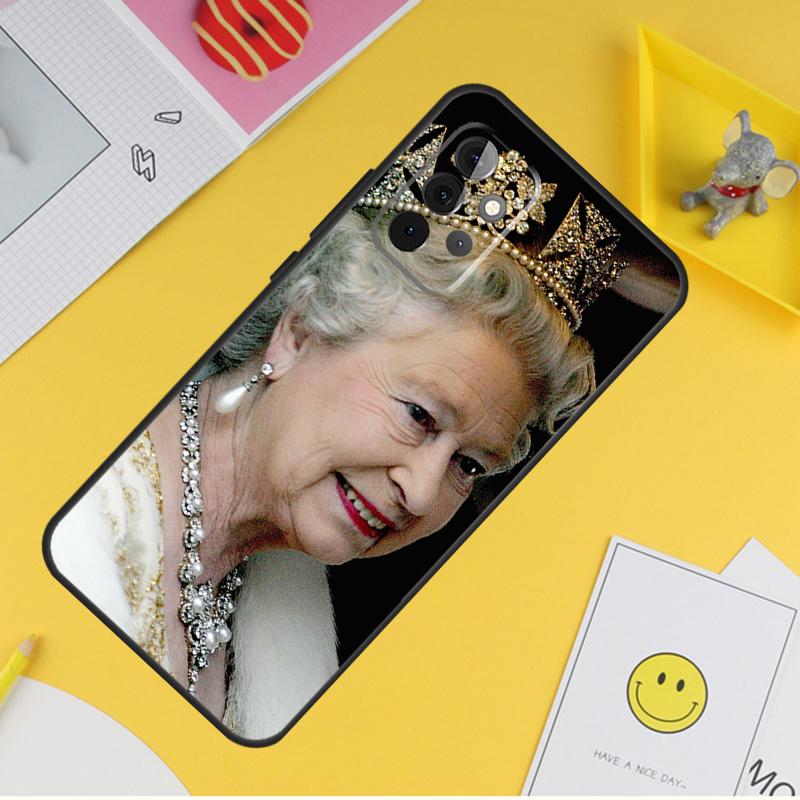 England Queen Elizabeth II For Samsung Galaxy A14 A34 A54 A12 A32 A52 A51 A71 A53 A33 A13 A15 A25 A35 A55 Phone Case