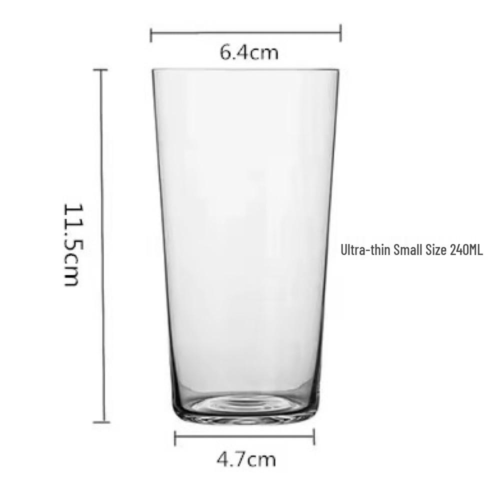 Creative Japanese Thin Collins Glass – Lead-Free Highball Cocktail, Gin, and Tonic Glass