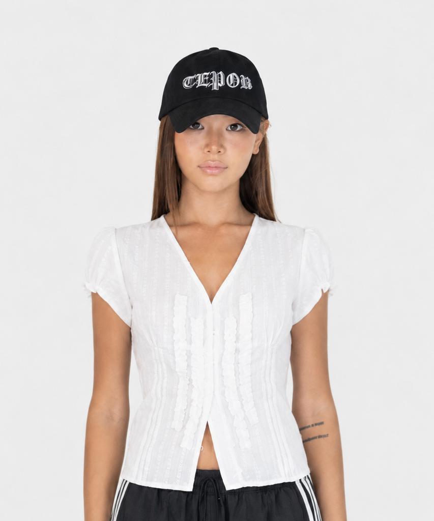 Tepoleu Arch Gothic Logo Ball Cap - Black