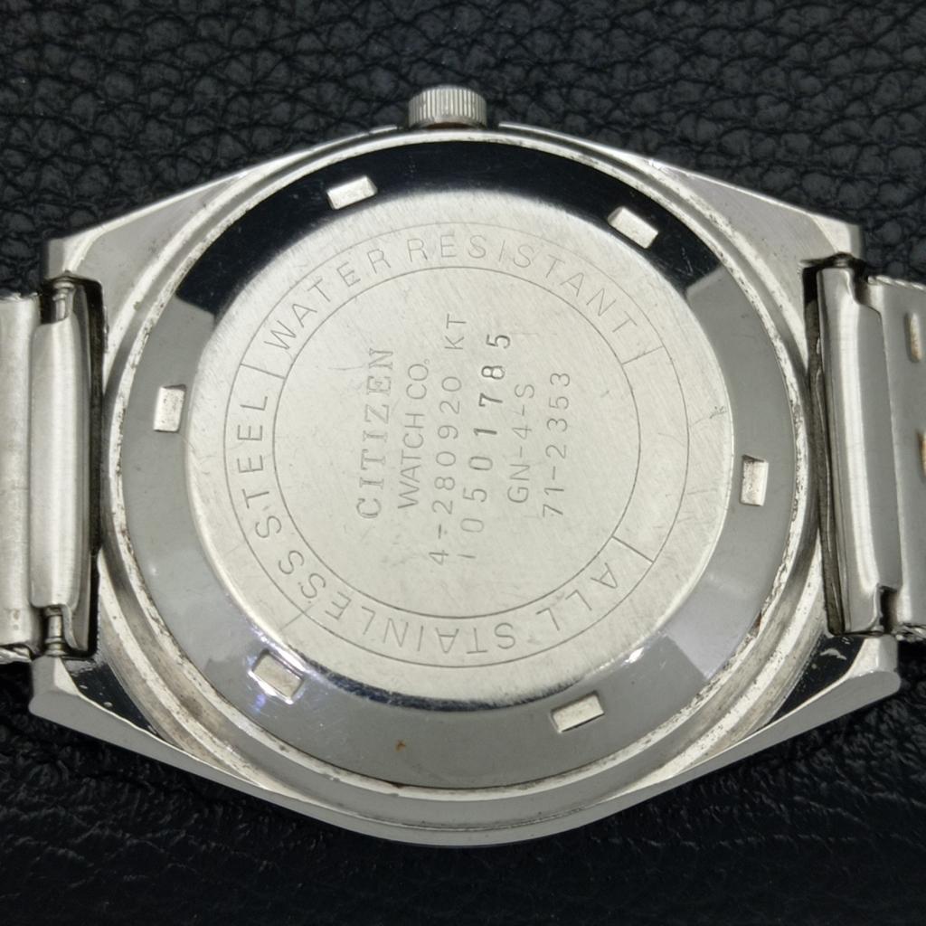 AUTOMATIC VINTAGE CITIZEN 8200 JAPAN MENS WHITE COLOR DIAL WATCH a500246-2 R151b-a500246