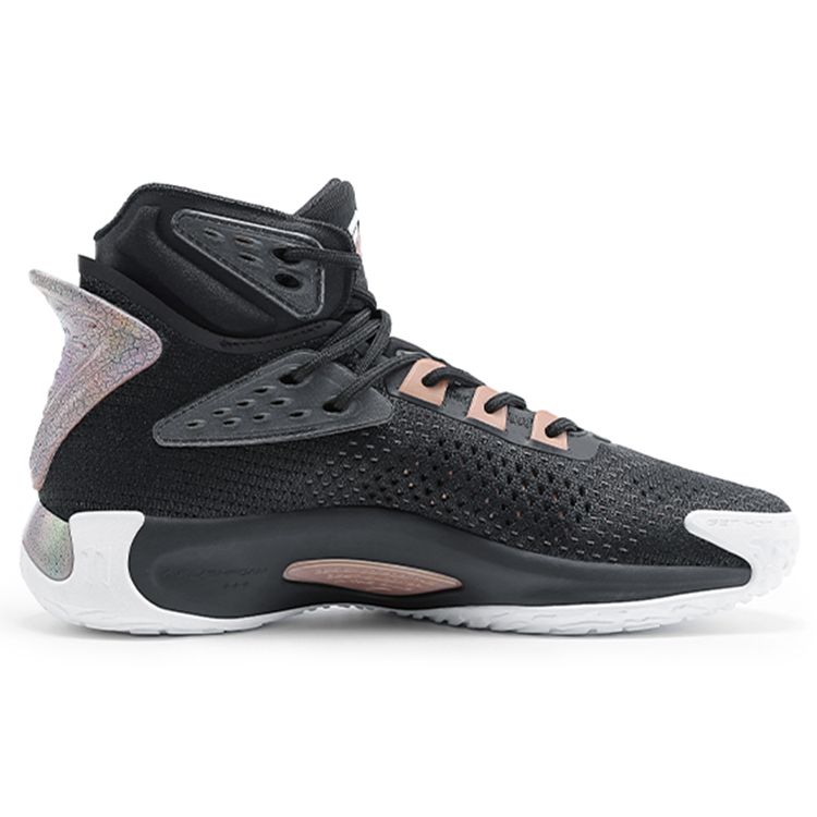 Anta KT5 Thompson Have Fun Comfortable Versatile High-Top Basketball Shoes Men sneakers Black Gold 112031101-5