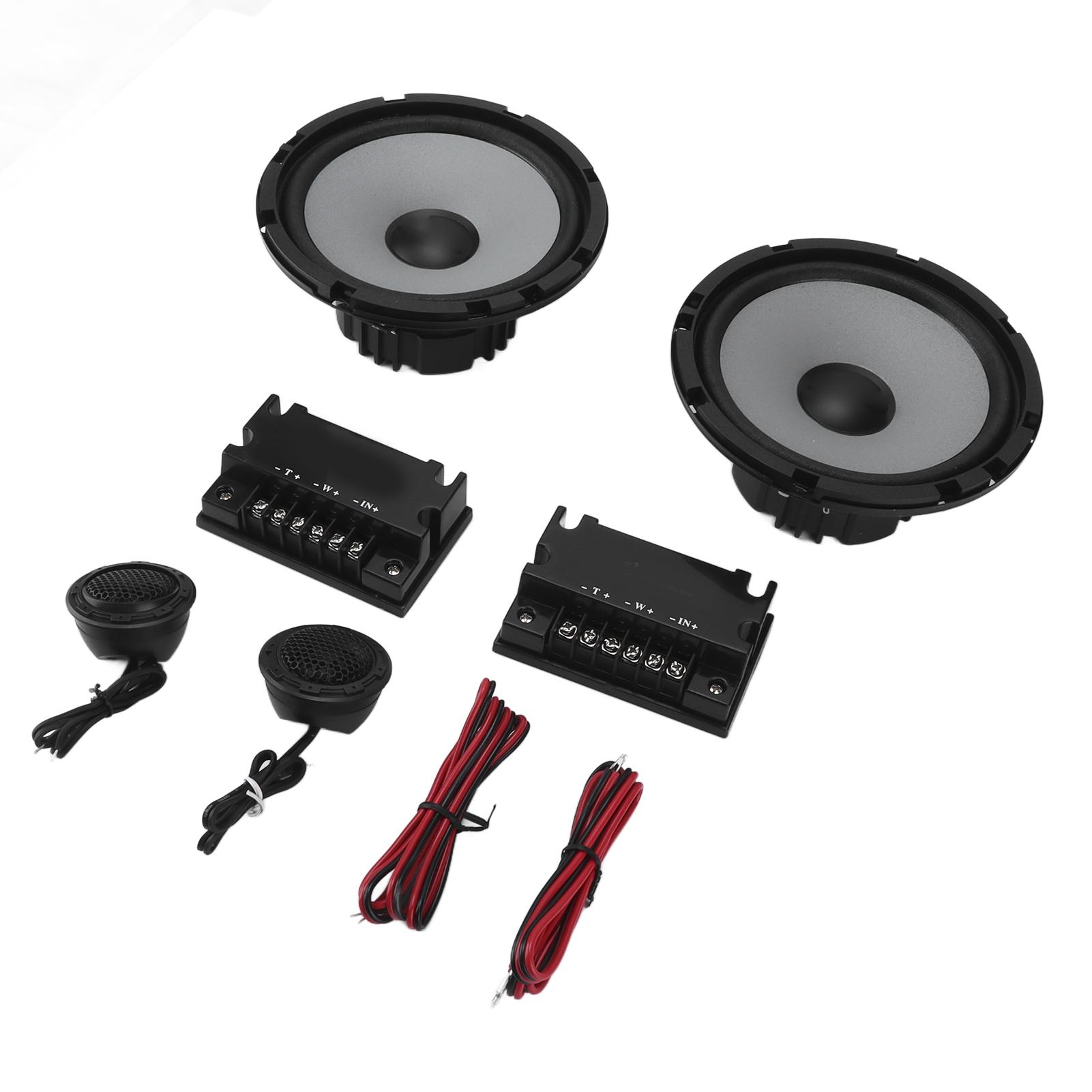 

2 шт. 6,5-дюймовый автомобильный коаксиальный динамик универсальный полночастотный 4 Ом 12 В для автомобильной аудиосистемы