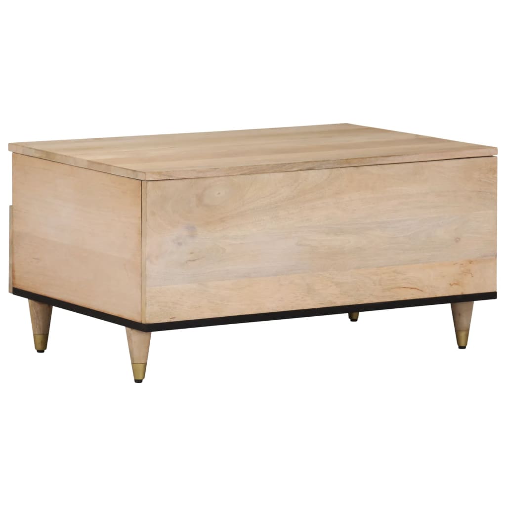Coffee Table 80x54x40 cm Solid Mango Wood