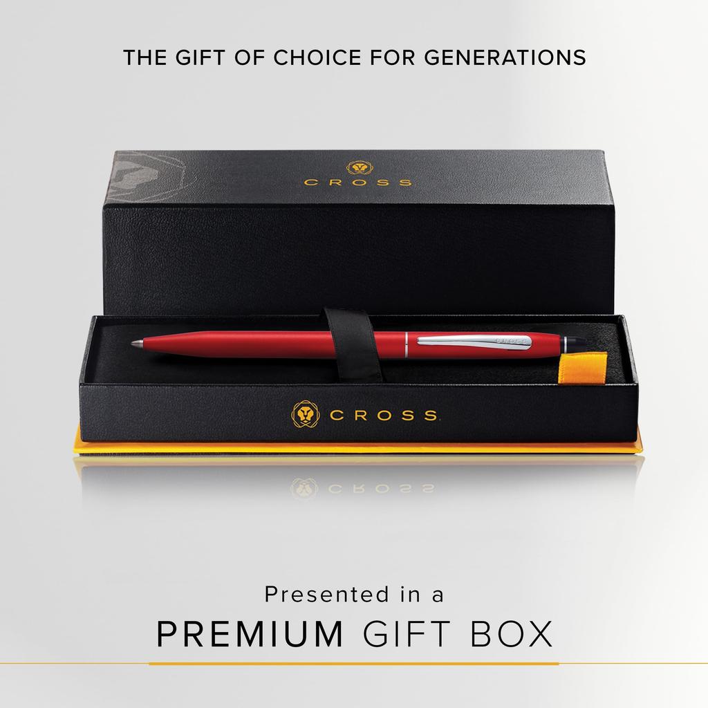 Cross Click Ballpoint Officially Imported Pen, Oil-Based, Red, AT0622-119,