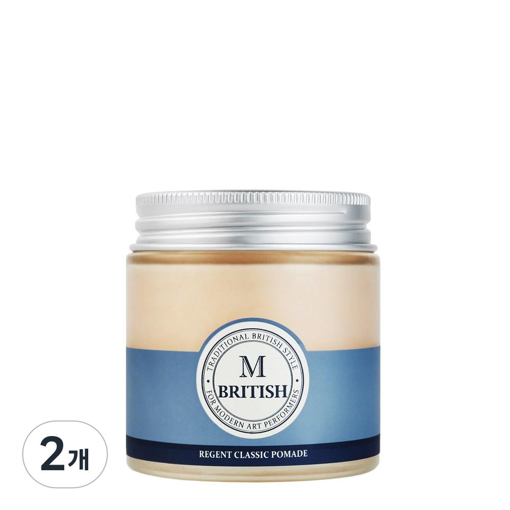 British M Regent Classic Pomade Wax 2 pcs 100g
