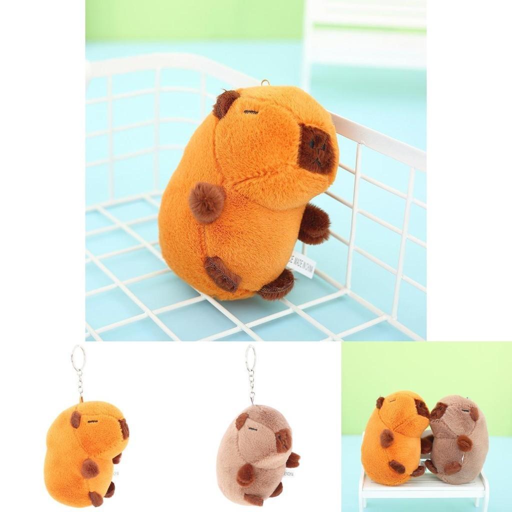 Cute Capybara Stuffed Animal Keychain Delightful And Quirky Plush Toy