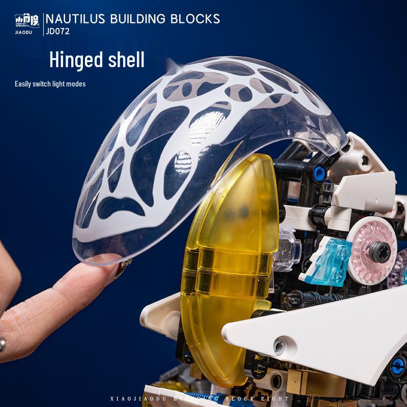 JD072 Nautilus Mechanical Punk Building Block Toy for Adults