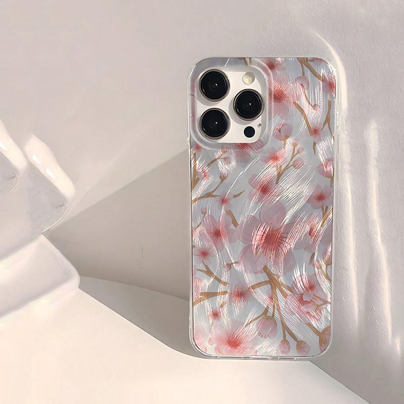 Floral Pattern Phone Case For Samsung S25 5G Case Galaxy S24 Ultra S23 Plus S22 S21 FE A56 A36 A16 A55 A54 A53 A35 A34 A33 Cover