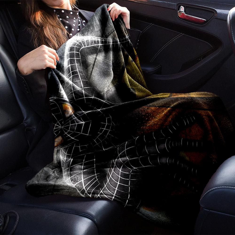 Spiderman Black Suit Adventure Blanket Soft Throw Blanket For Home Bedroom Bed Sofa Travel Office Solid Christmas Blanket