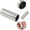 Essential Stainless Steel Guitar Slide Smooth Silver Finger Slide Convenient Slide Rod Banjo