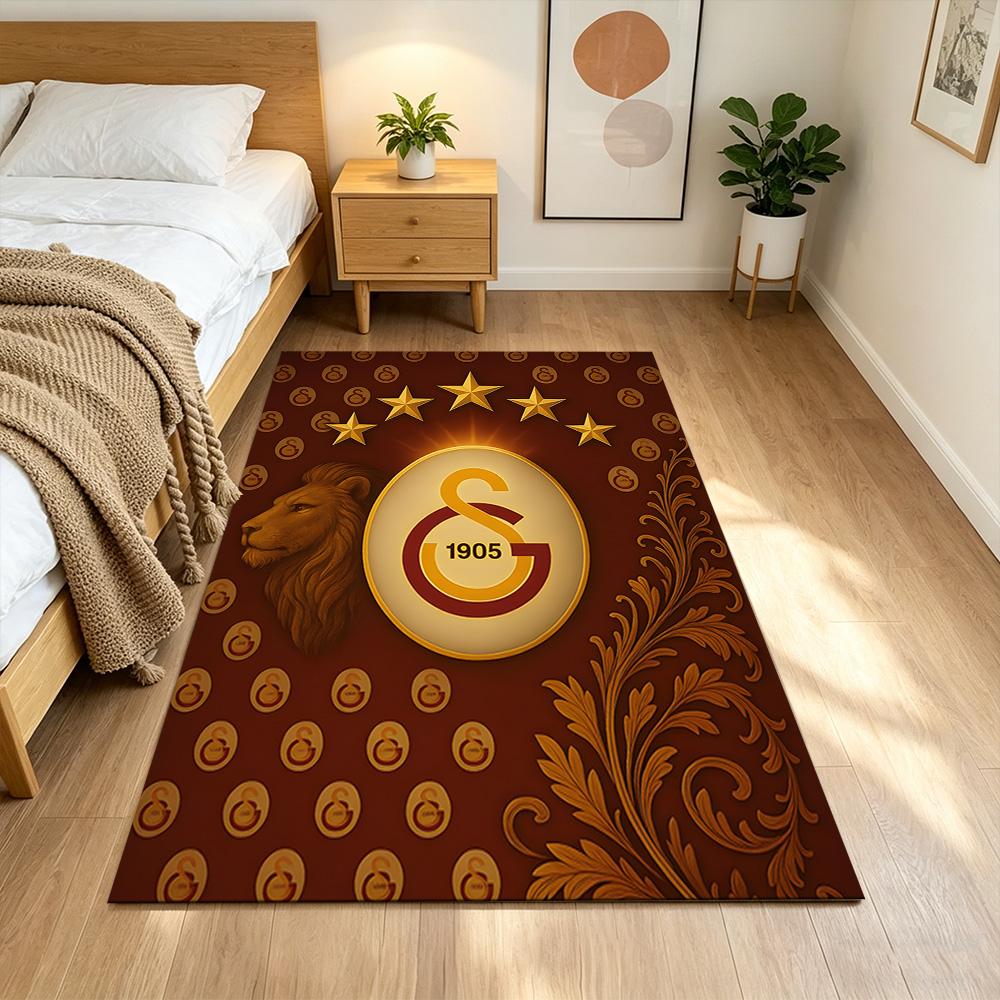 Aslanlar GS Floor Rug Office Rug Perfect for Entryway Game Room Dining Room Dormitory Anti-slip Rug Office home decor Perfect Gift for Women/Men