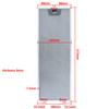 Dunstabzugshaube Filterset 515x165+ 515x185 mm Küchenabzug Dunstabzugshaube Fettfilter Aluminium