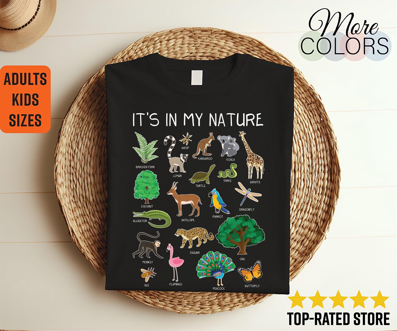Animals Zoo Keeper Zookeeper Study Zoology Lover Gift Costume T-Shirt, Visit Zoo With Family, Kids Youth, Africa Safari, Birthday Present, 100