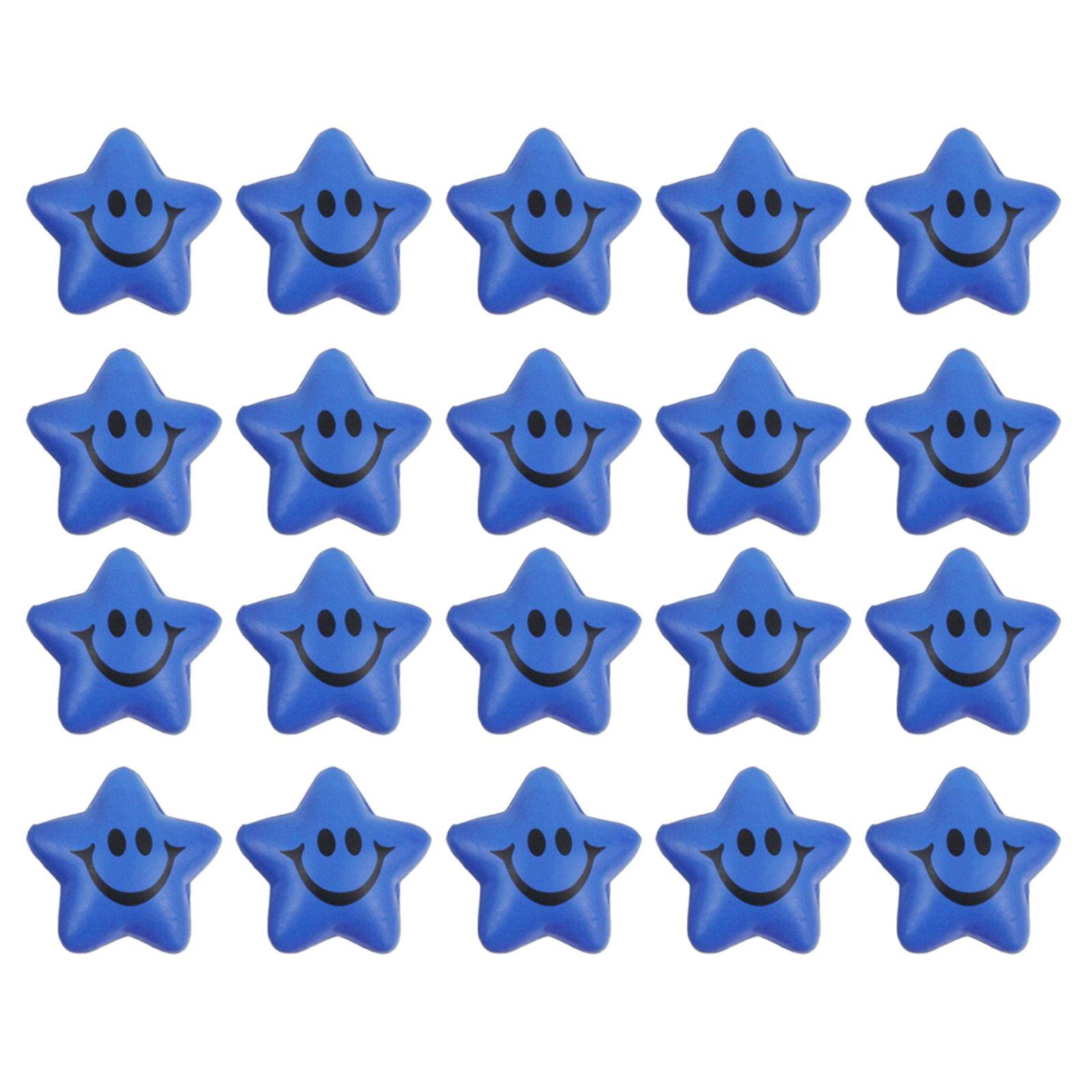 

Новинка Звезда Улыбка Фигурка Сжимаемая Игрушка Новинка Кляп Настольная Игрушка Декомпрессионная Игрушка Стресс Щипок Звезда синий