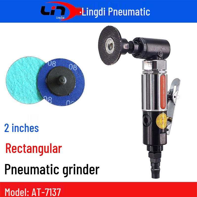 Taiwan Lingdi AT-7137 2-Inch Twist-Lock Pneumatic Sander Sandpaper Machine