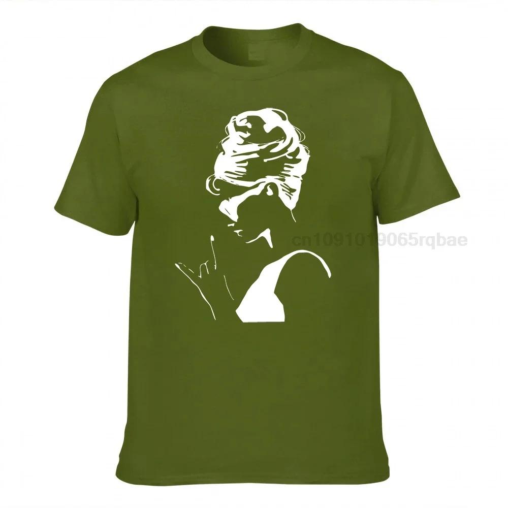 Elegant Rock Tshirt Unisexs Unisexs Tee Gift For Friend Audrey Fan T Shirt Boho Smart Actress Movie Artistic Hippie Tshirt Hipster
