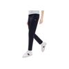 FILA Solid Logo Knitted Casual Long Pants Women bottoms Legendary-Blue F11W237602FNV