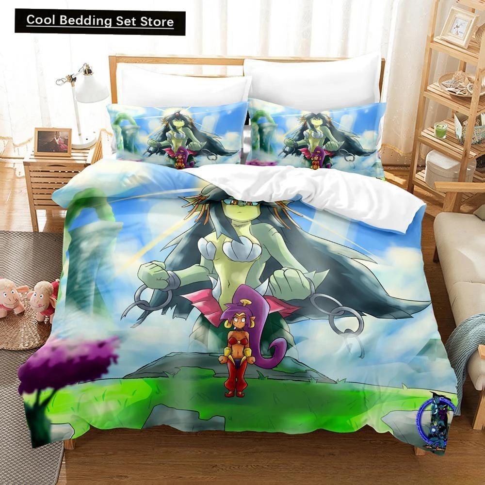 Kawaii Gromit Bedding Set Single Twin Full Queen King Size Bed Set Aldult Kid Bedroom Duvetcover Sets Print Anime Bed Sheet Set