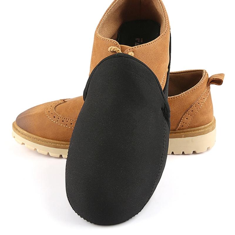 Waterproof Windproof Neoprene Shoe Covers with Elastic Band Thermal Insulation Half Shoe Covers for Cycling Daily Use