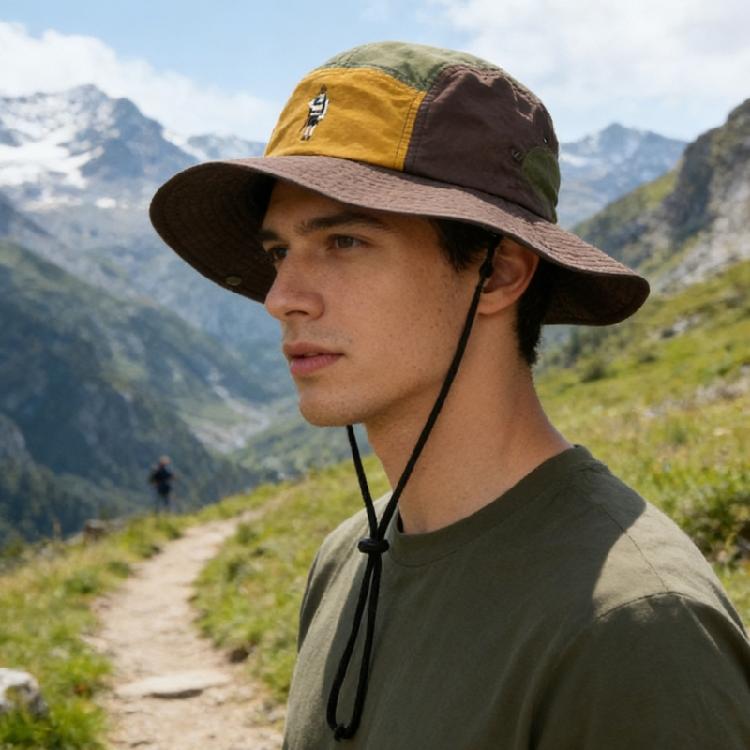 Outdoor-Hut mit Schnelltrocknungstechnologie und Sonnenschutz, verstellbarer, faltbarer Fischerhut für verschiedene Anlässe