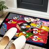 Red Birds Characters Collage Office Rug Chair Mat, Game Carpet, Suitable for Front Door, Bedroom, Living Room, Desk, Holiday Gift