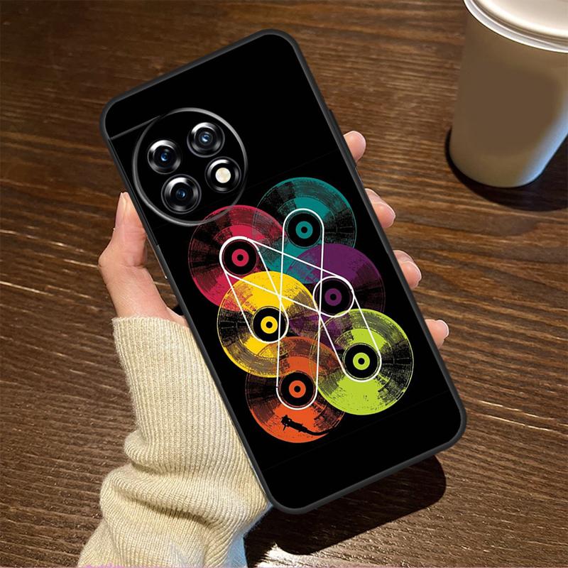 Vinyl DJ Record Art For OnePlus Nord CE 5 2 3 4 Lite N20 N30 Case For OnePlus 15 R 13 12 11 8T 10T 13T 12R 13R