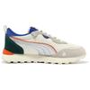 Puma Rider FV Future Vintage Low Top Sneakers Cream Gray Green Orange Unisex 387672-46