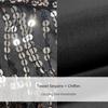 Shiny Sequins Belly Dance Hip Scarf 4 Colors Belly Dance Belt Dance Skirt Waist Belts  Latin Dancer