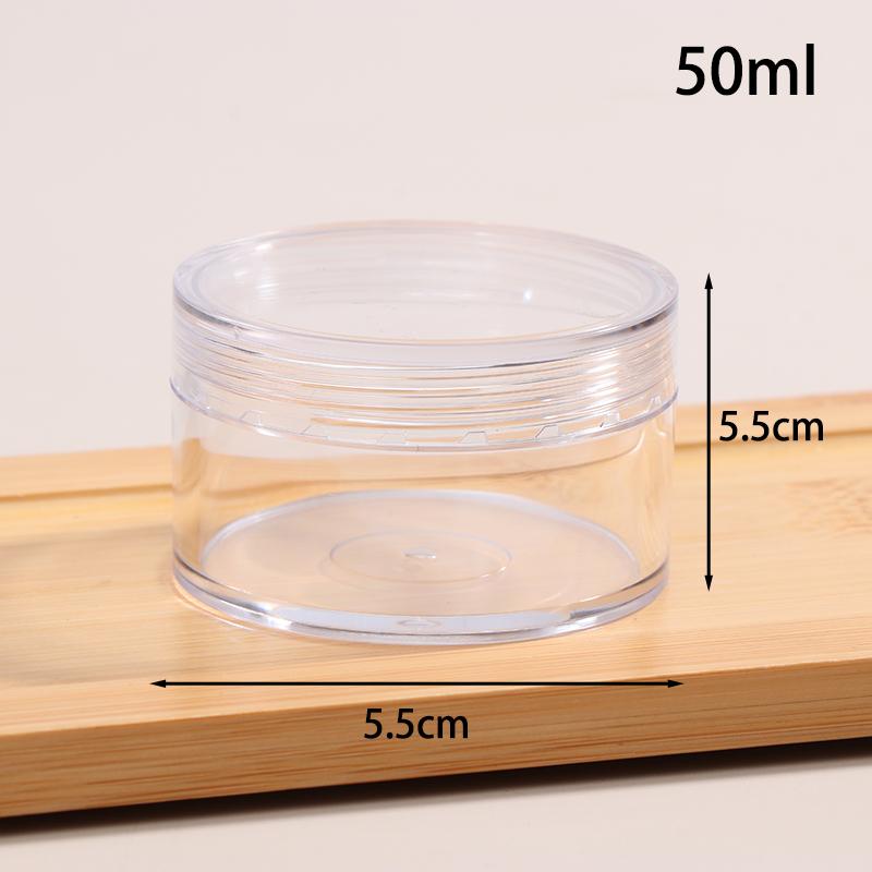 

Пластиковый прозрачный ящик для хранения, чехол для ювелирных изделий из нейл-арта, алмазная вышивка, ремесло, бисер, таблетка, ожерелье, браслет, держатель, инструмент 50ml