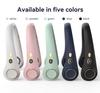 Portable Hanging Neck Fan Rechargeable Personal Neck Ventilator Digital Display Personal Cooling For Outdoor Travel Sports